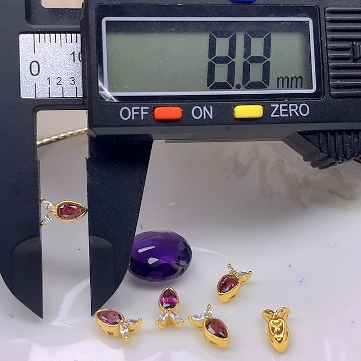 银S925镶嵌颈饰紫晶紫晶925镶嵌32