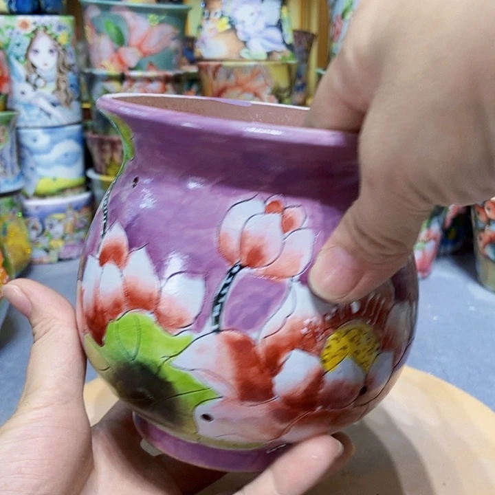 景德镇艺术手绘作品