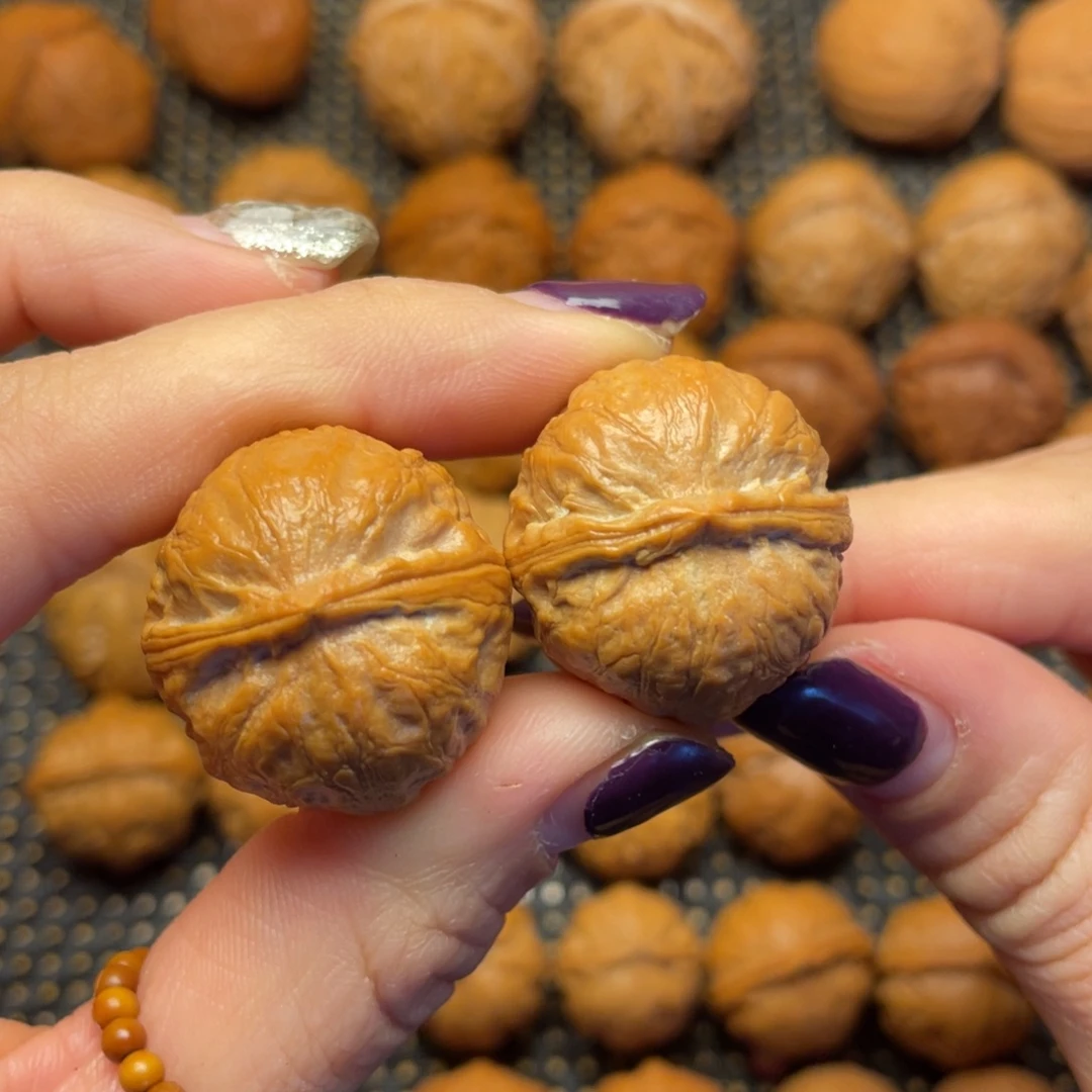 吊坠文玩核桃27尺全品矮桩荷叶元宝8002