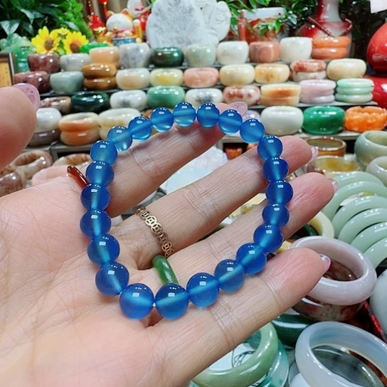 渃***惜玛瑙/玉髓手串未镶嵌