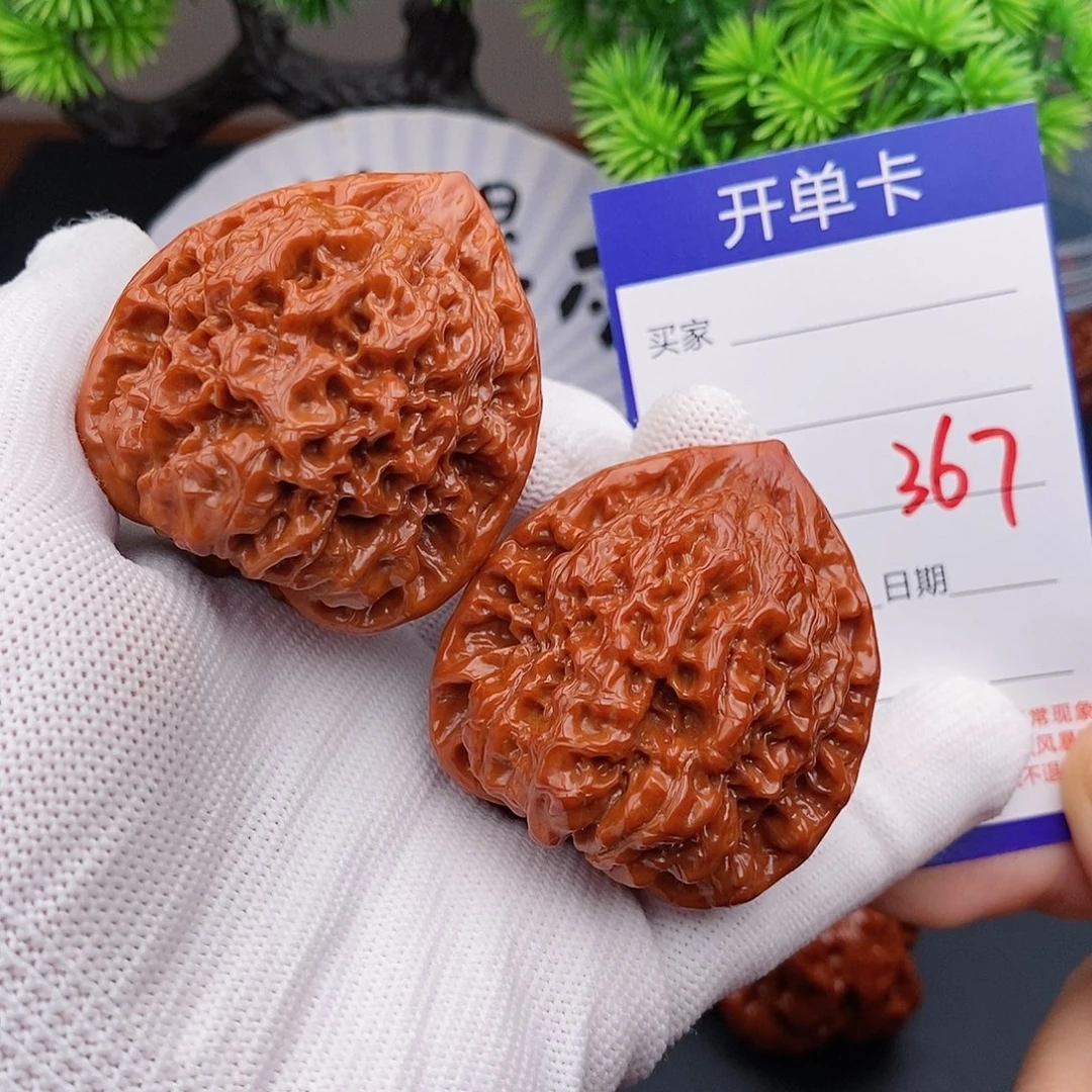 文玩核桃把件45官帽367