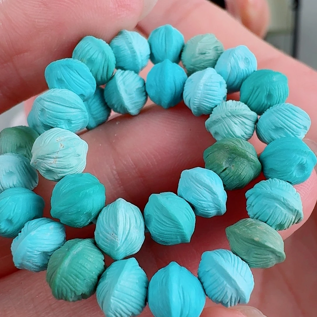 未镶嵌绿松石珠宝奇石