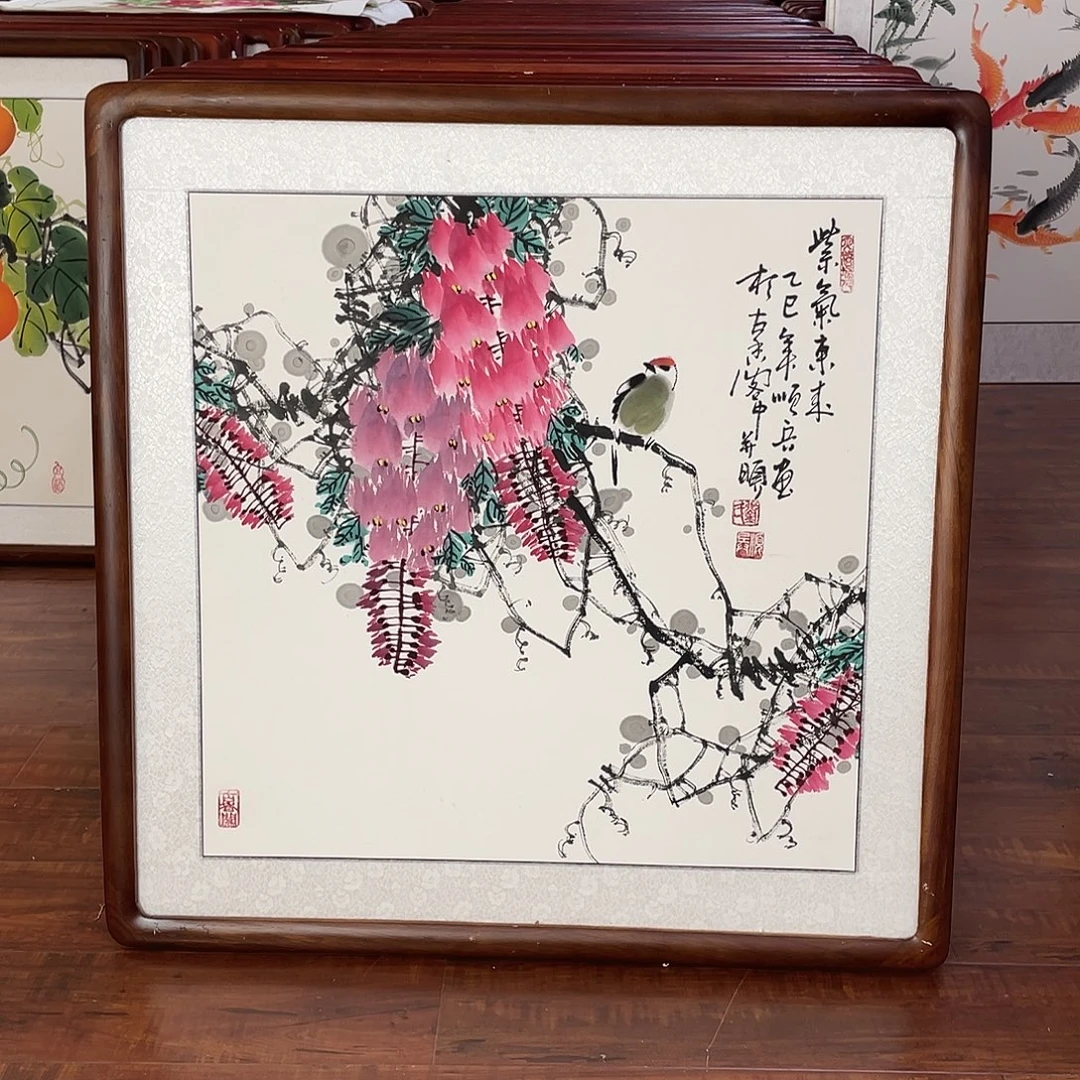 国画带框尺寸63*63厘米