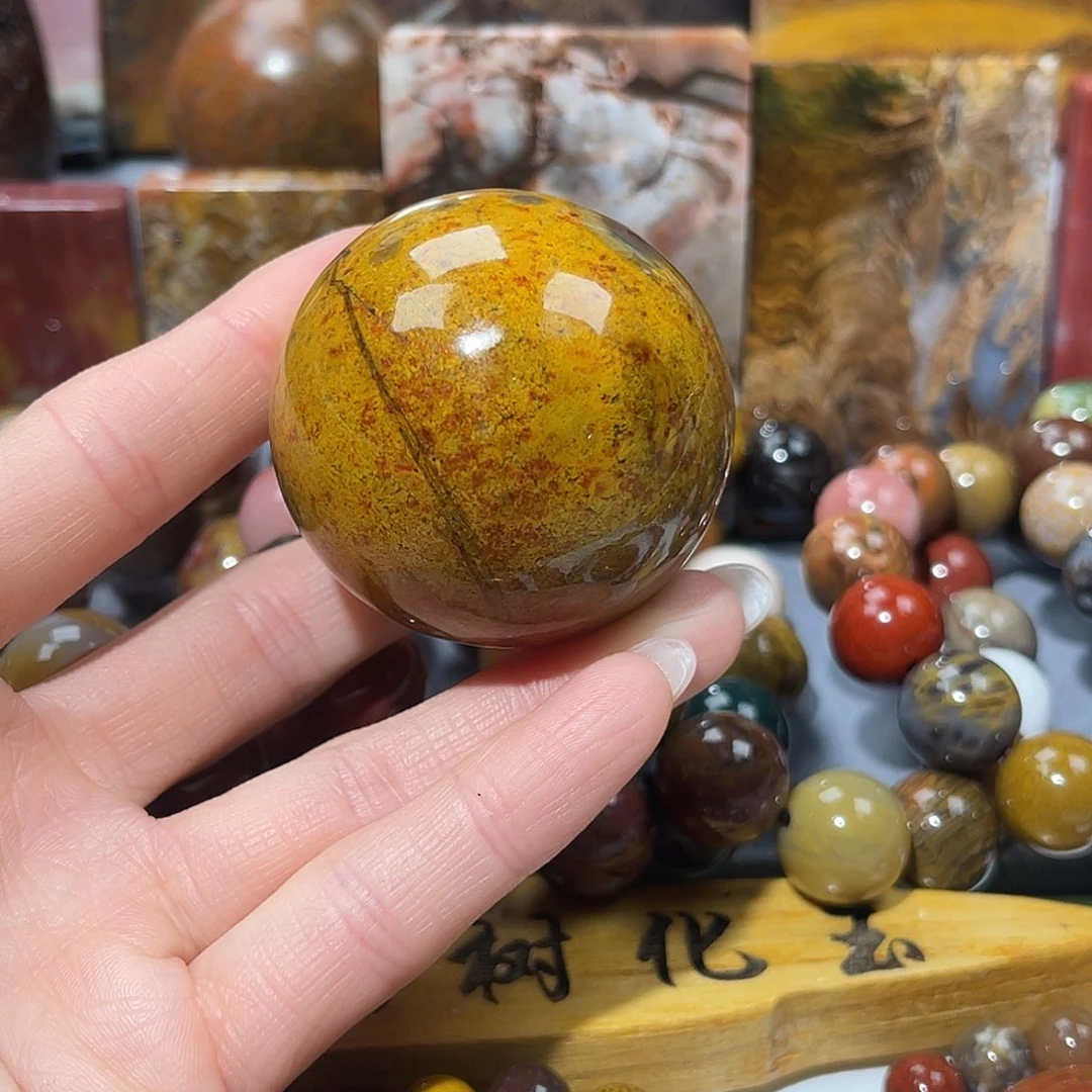 一***缘硅化玉未镶嵌天然北票硅化玉吊坠