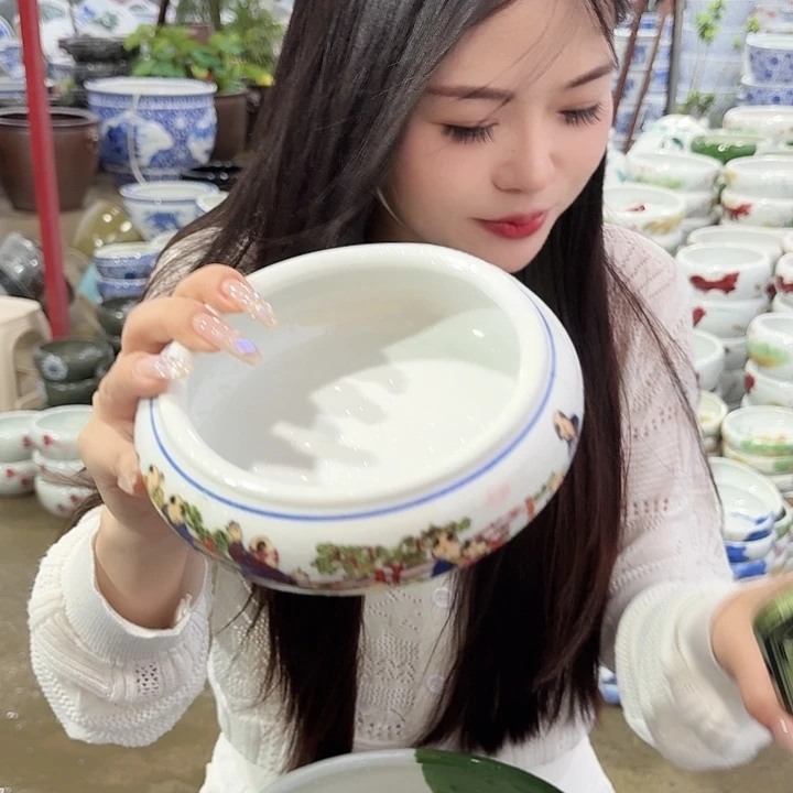 瓷片口径13厘米 高度6厘米