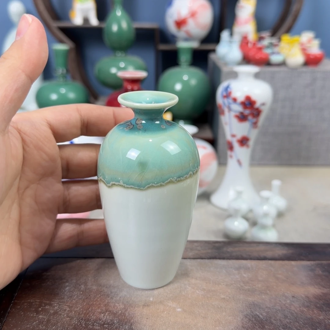 陶瓷手工小花器摆件