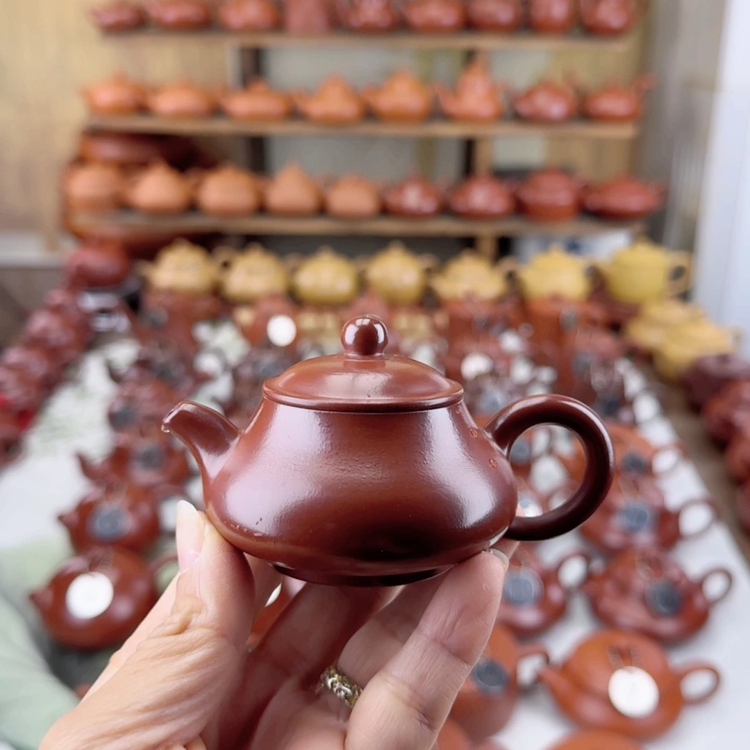 缘***茶壶紫砂60c明炉手拉壶