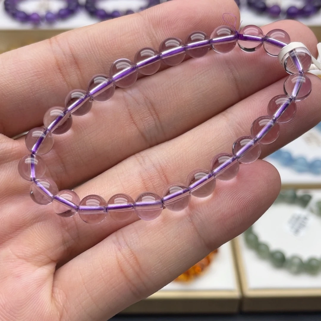 水晶手链未镶嵌纯天然