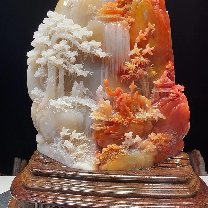 陈***翔寿山石山水风光无限