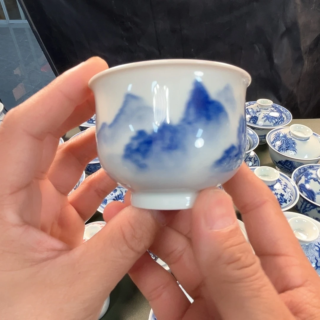 杯青花瓷器青花瓷器