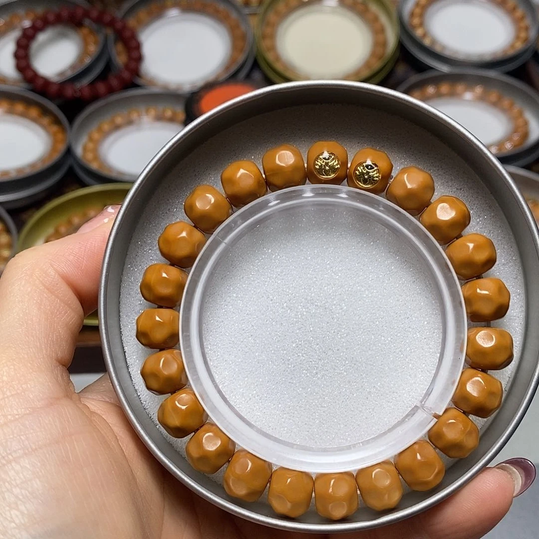 猴头核桃手串343号10-11左右双标小奶酪全品