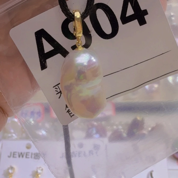 淡水珍珠银S925镶嵌颈饰