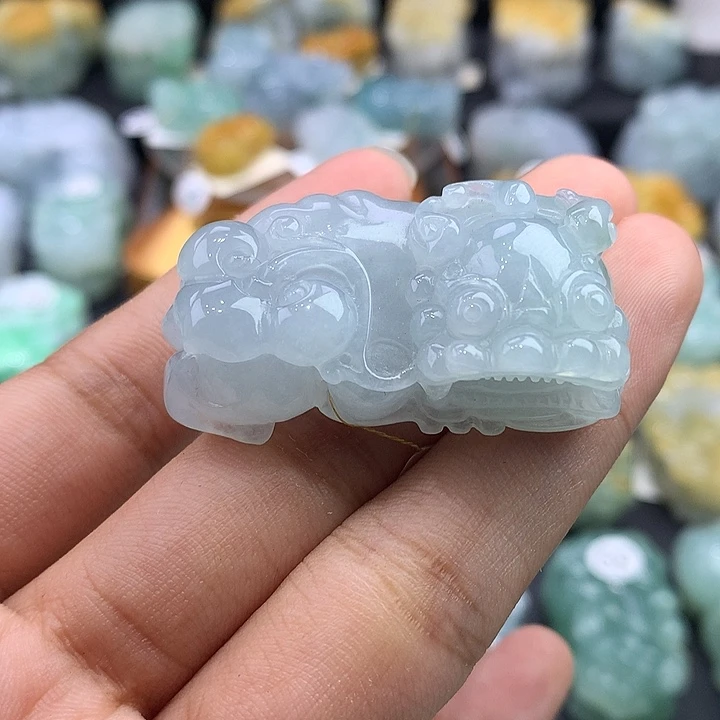 颈饰未镶嵌翡翠天然缅甸翡翠