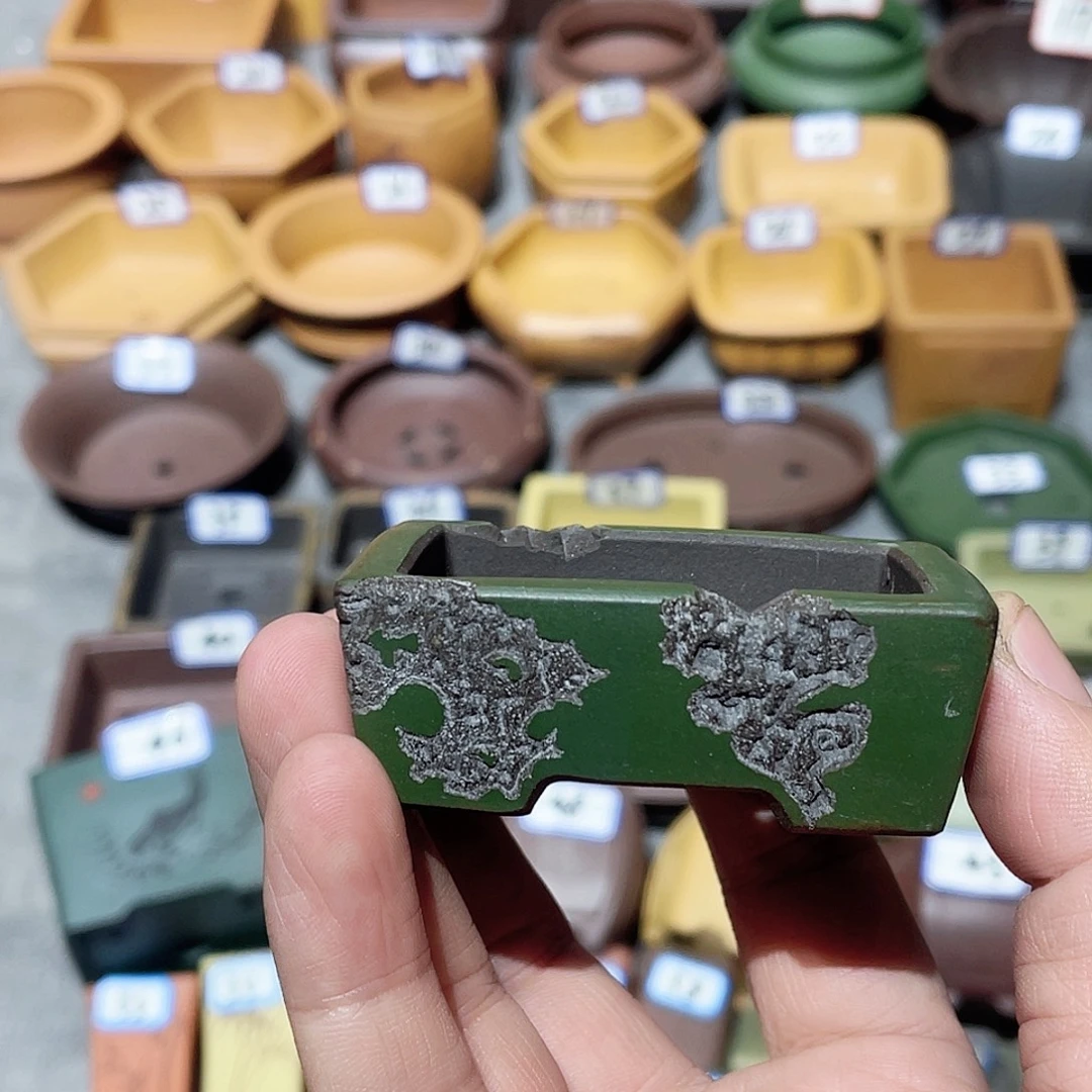 哇***哥紫砂小盆5.5^3.5*1.5