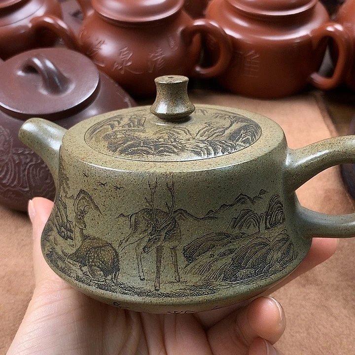 茶壶紫砂紫砂微瑕