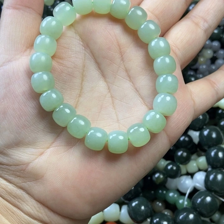 和田玉未镶嵌手链卡10