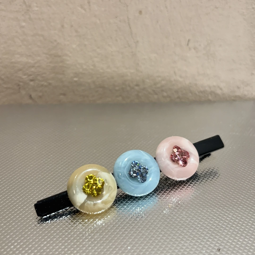 糖果拼色发夹Y44