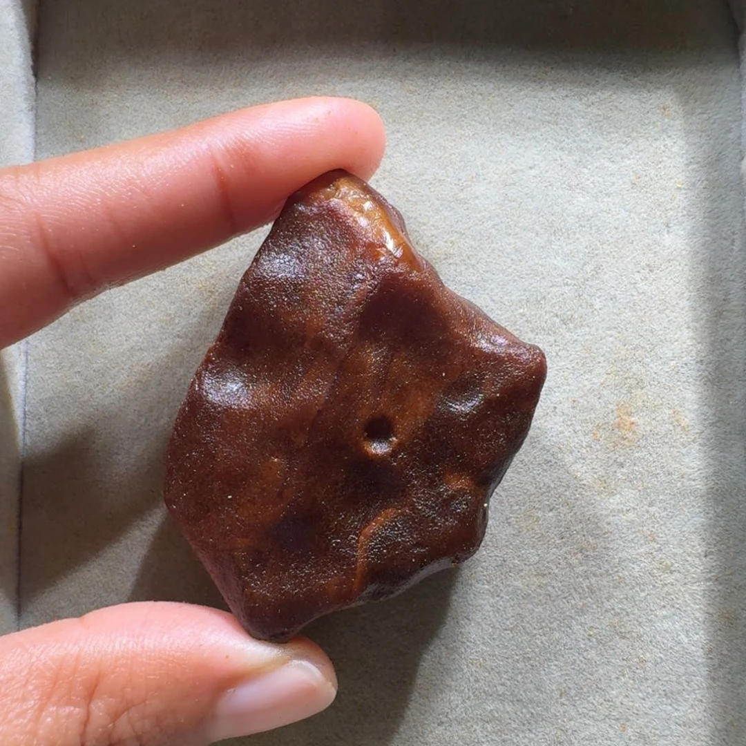 定制琥珀未镶嵌平***呀定制