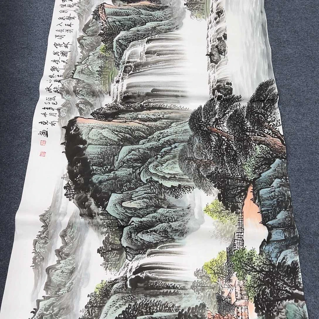 国画国画作品宣纸纯手绘