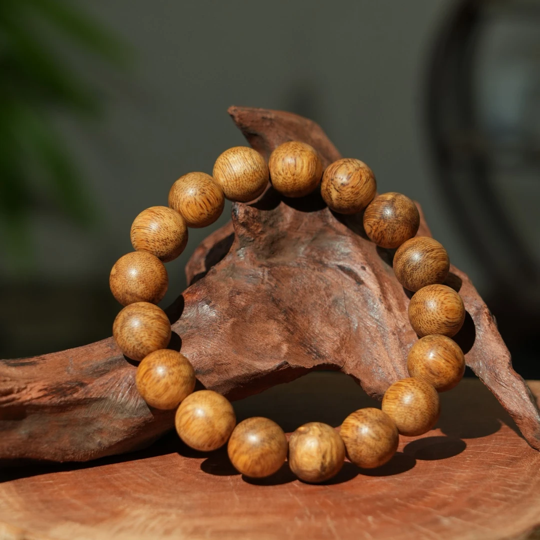 西马沉香粗纹虎斑黄油老料手串 1.34 15.52g 250621082 A