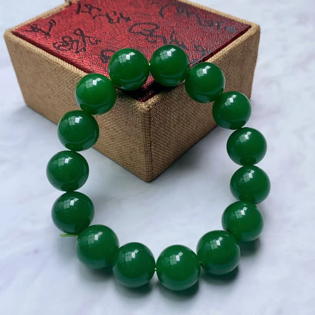 [小石]B372透绿手链14M时尚多样性发一个-奇石