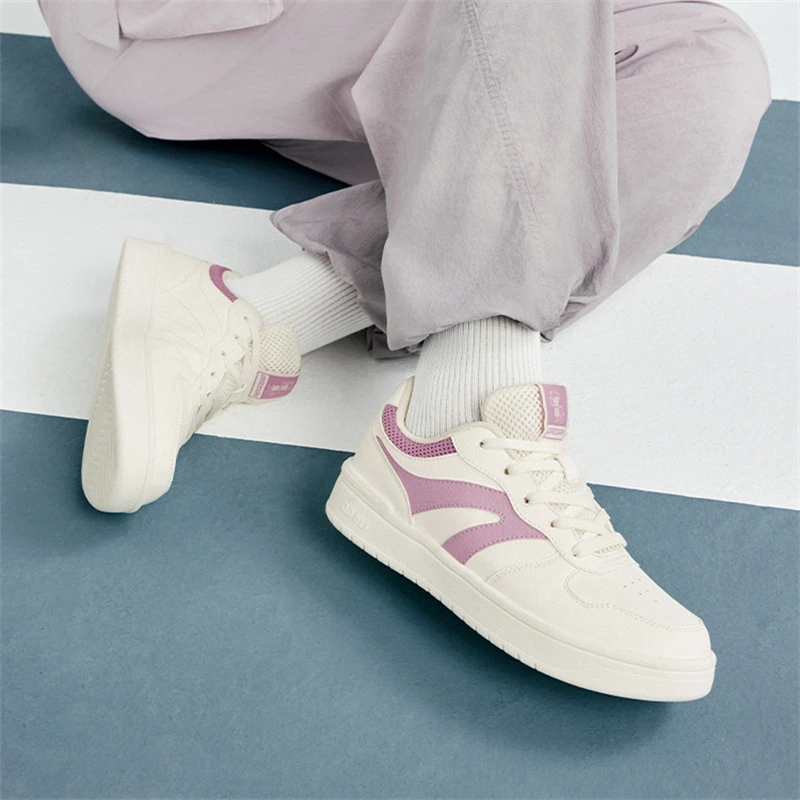 乔丹女鞋板鞋2025秋季新款轻便休闲小白鞋女士运动鞋QDL052253509