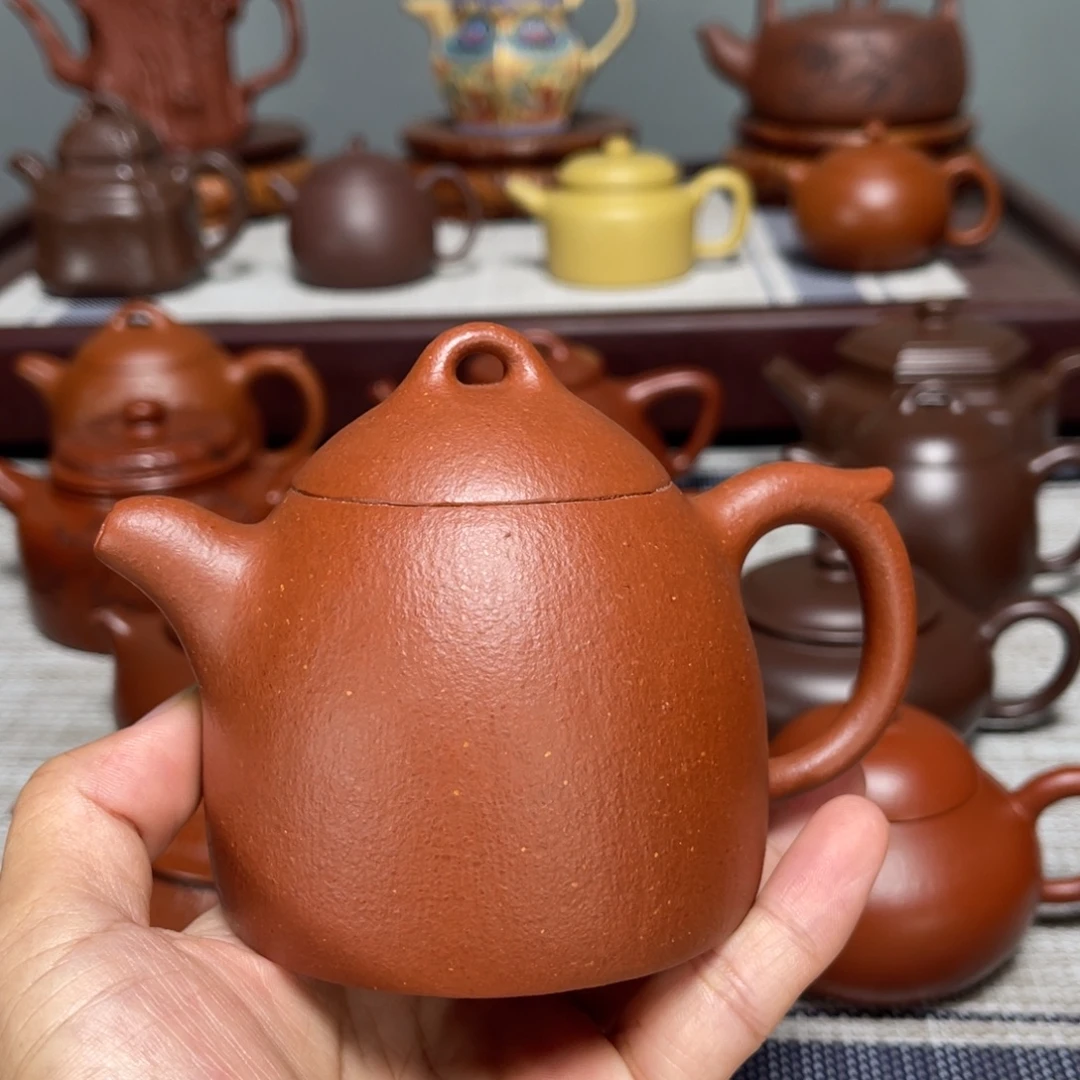 六***司茶壶紫砂全手工制作200cc