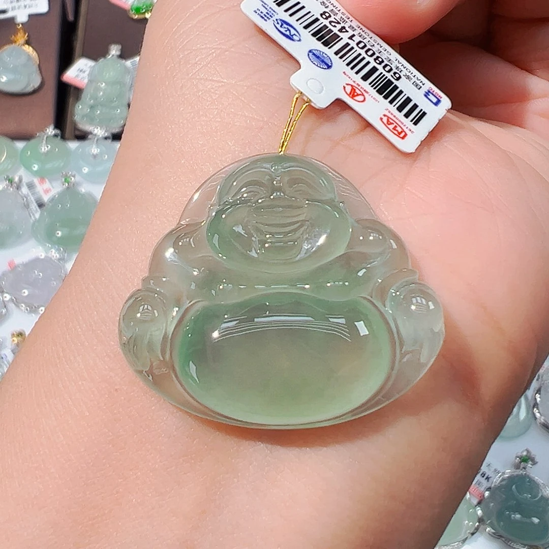 颈饰未镶嵌翡翠佛公