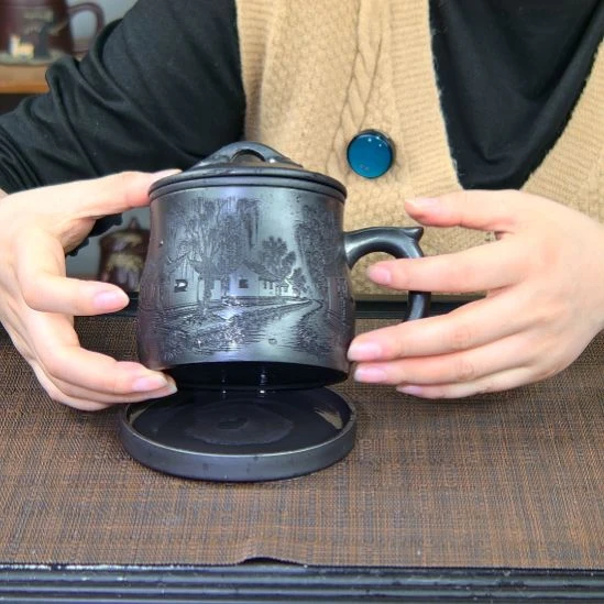 茶杯紫砂高货放漏