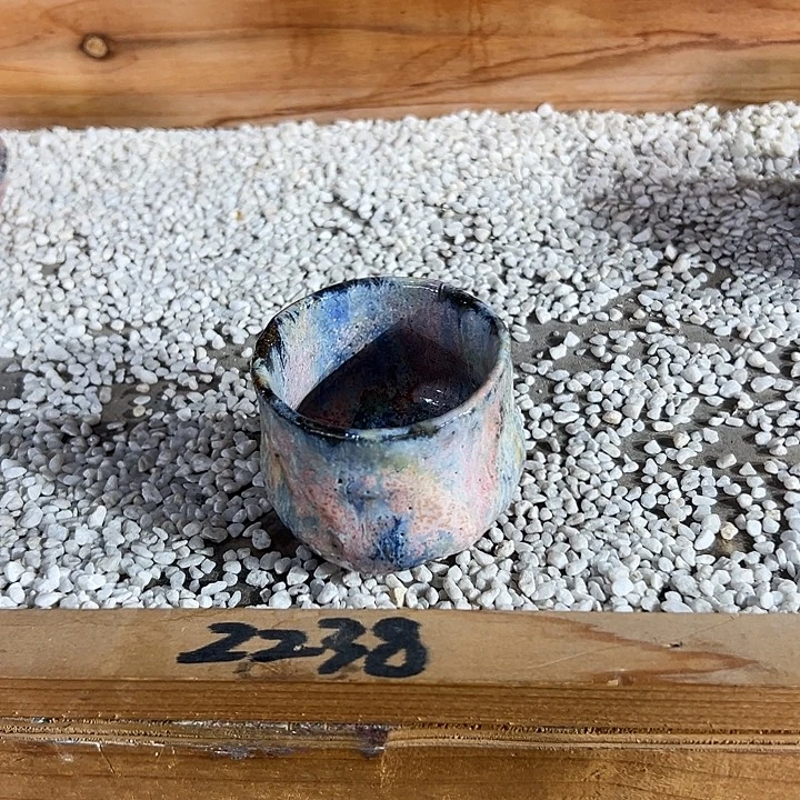 志野茶器茶杯 瑕疵