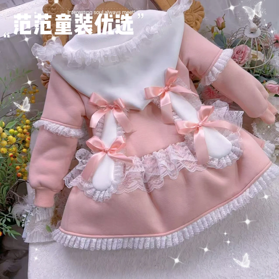 【范范童装优选】儿童轻奢韩系时尚【美乐蒂】冬款加绒外套26122