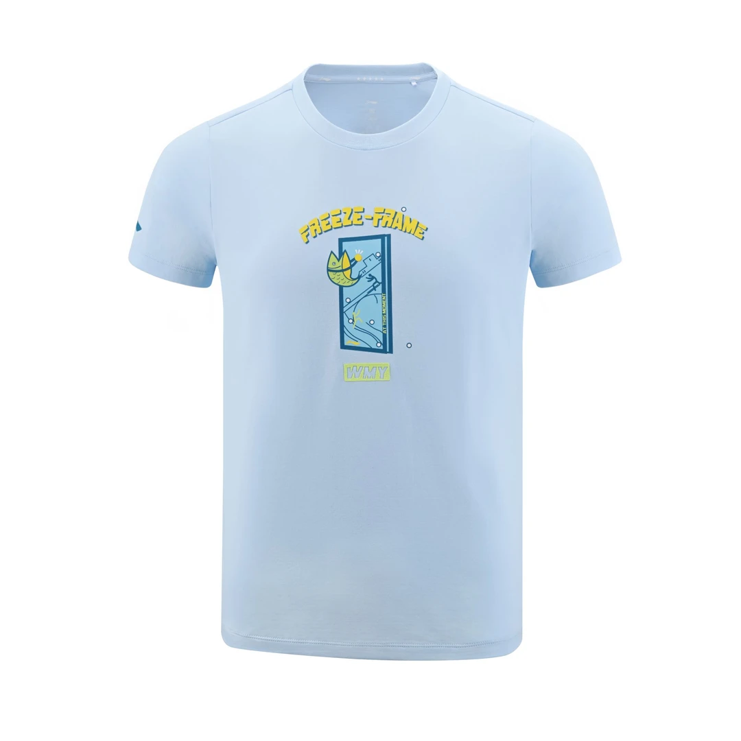 LI-NING/李宁【尹航专属】李宁乒乓王曼昱同款短袖文化衫AHSVD01-2
