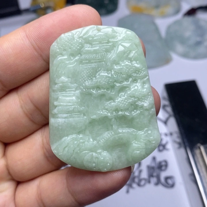 颈饰未镶嵌翡翠翡翠