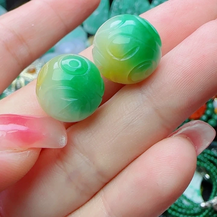 翡翠未镶嵌颈饰天然A货26