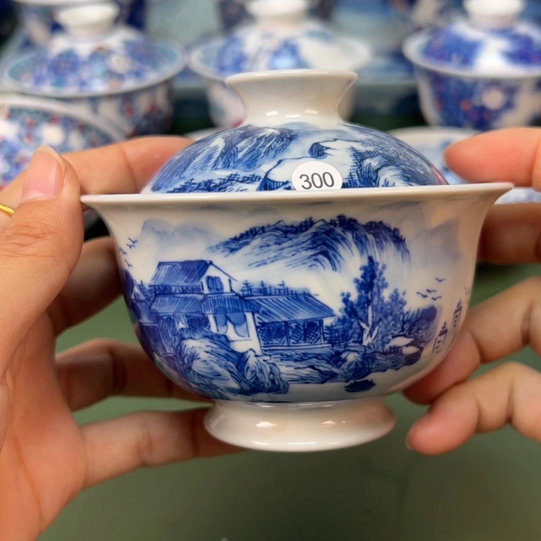木木景德镇纯手绘茶具300