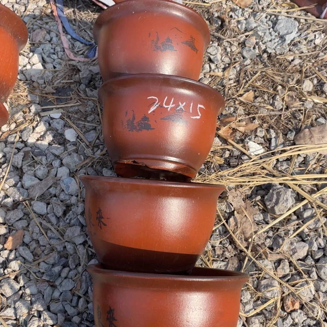 紫砂24*15一组四只