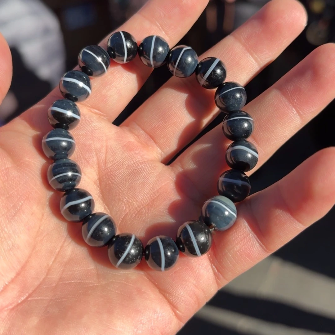 玛瑙/玉髓手链未镶嵌九宫牌喜欢带回家