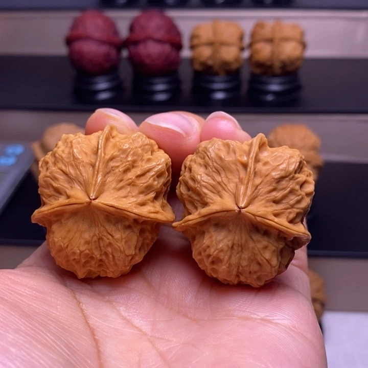 把件文玩核桃三楞59
