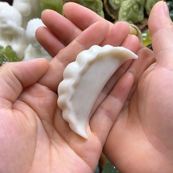蛇纹石玉未镶嵌手把