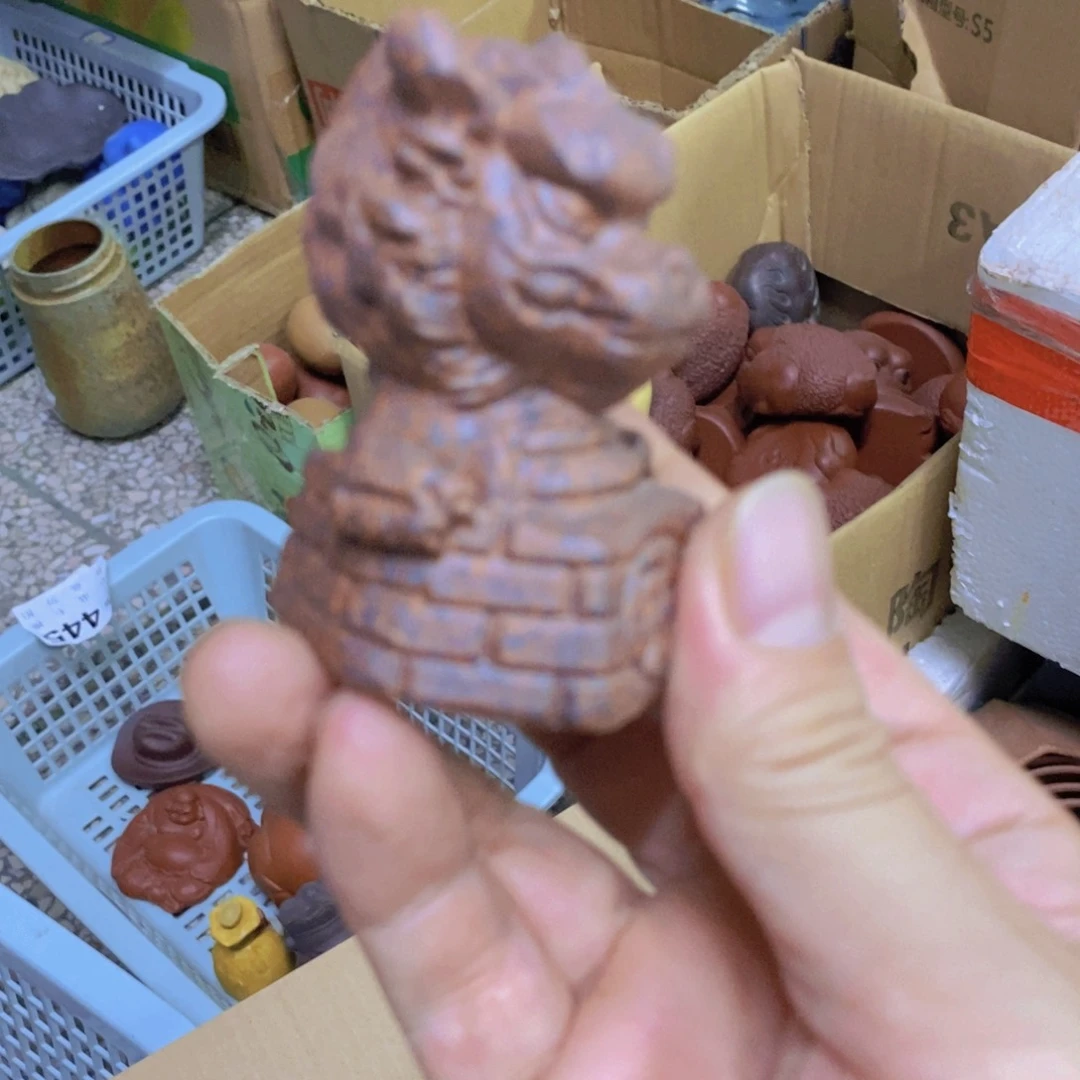 茶杯绿泥紫砂紫砂