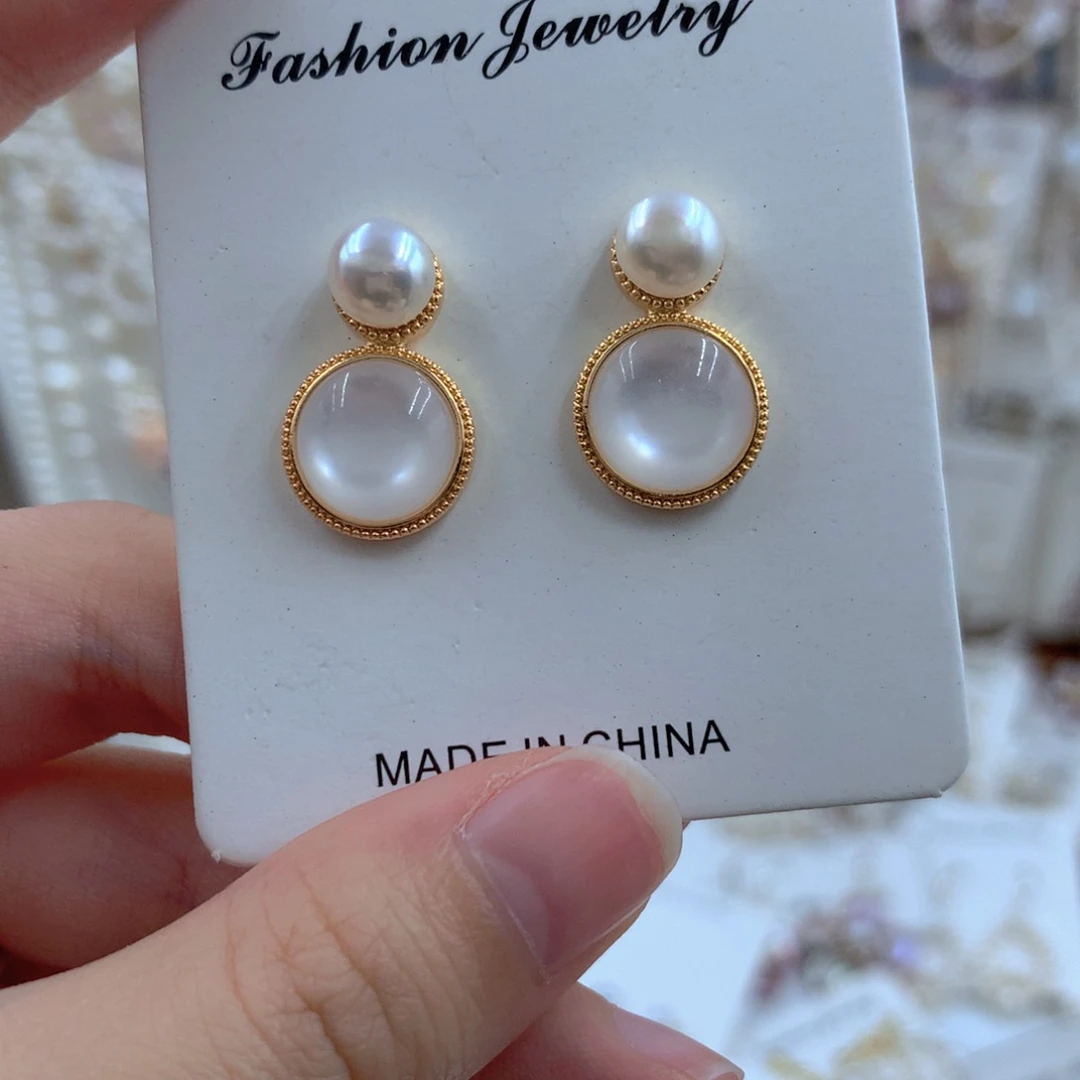 颈饰合金淡水珍珠