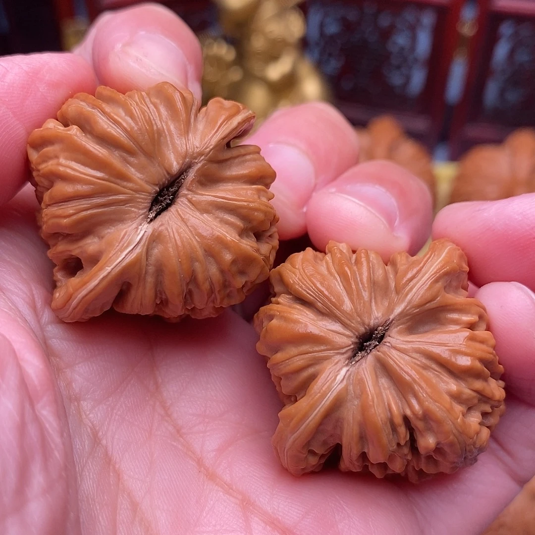 把件文玩核桃全品毕业手捻汉高楼35尺