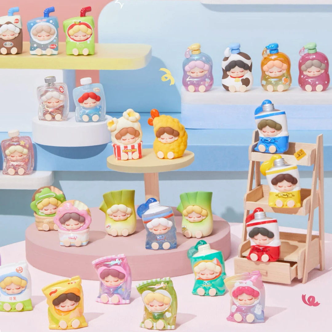 【代拆】Wendy4.0萌粒一日店长系列萌趣豆盲盒精品潮玩收藏