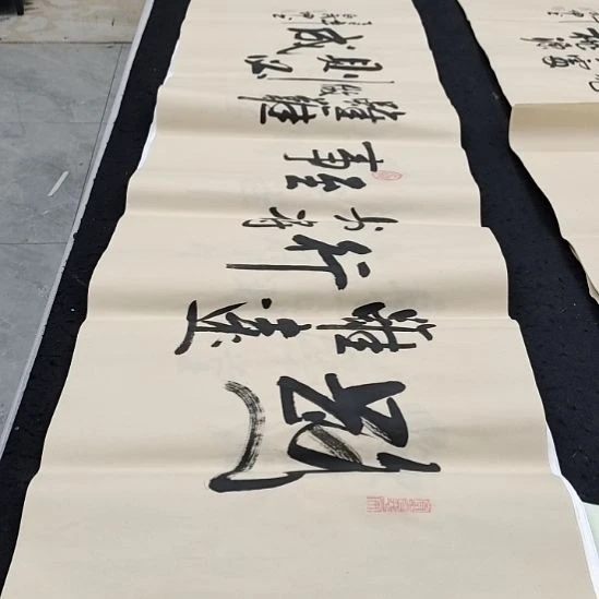 翰墨白武坤老师作品一副