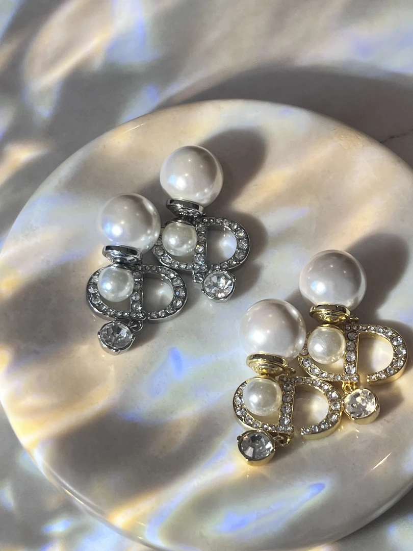 铜合金仿珍珠耳饰 时尚气质小香风耳环 B0998