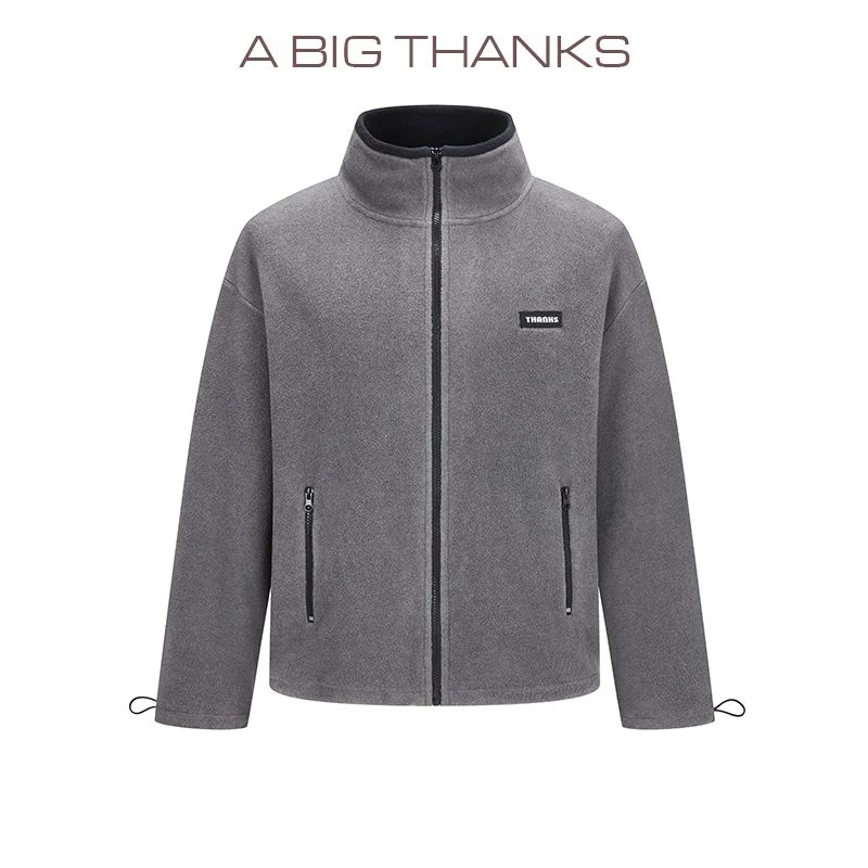 A BIG THANKS 张天爱同款摇粒绒拉链卫衣 ABT2022479