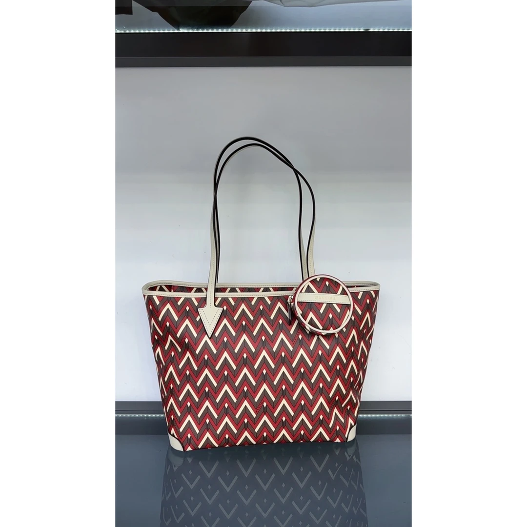 品牌原单正版轻奢WANLIMA万里马牛皮包包【420*155*270mm】红棕5212