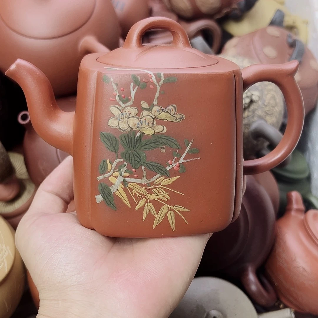 茶壶紫砂宜兴原矿紫砂壶500毫升
