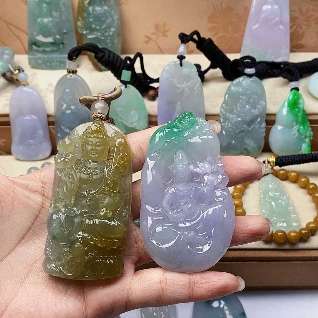 颈饰未镶嵌翡翠r**n翡翠