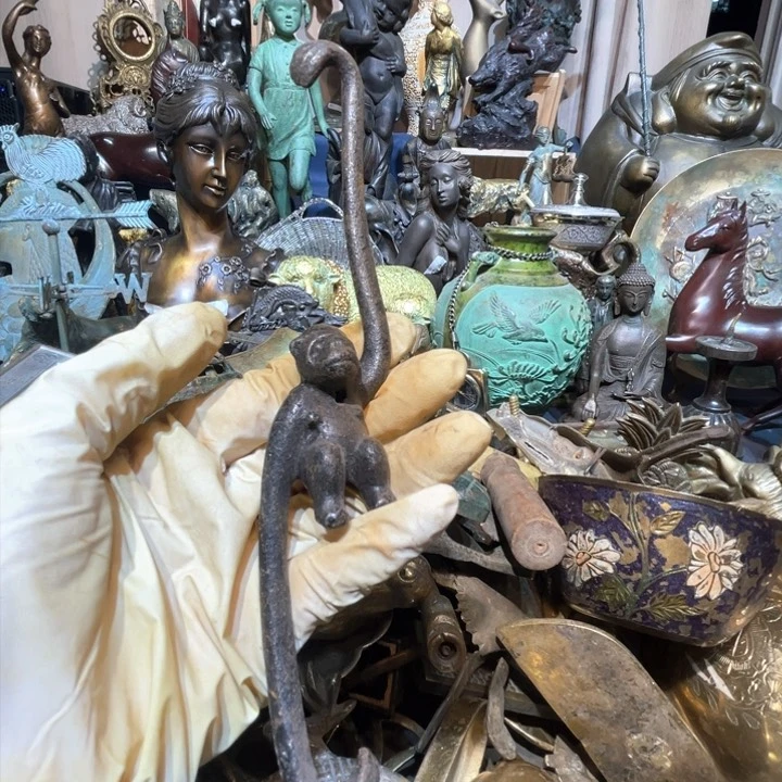 7****9大阪回流铜器摆件20铁器